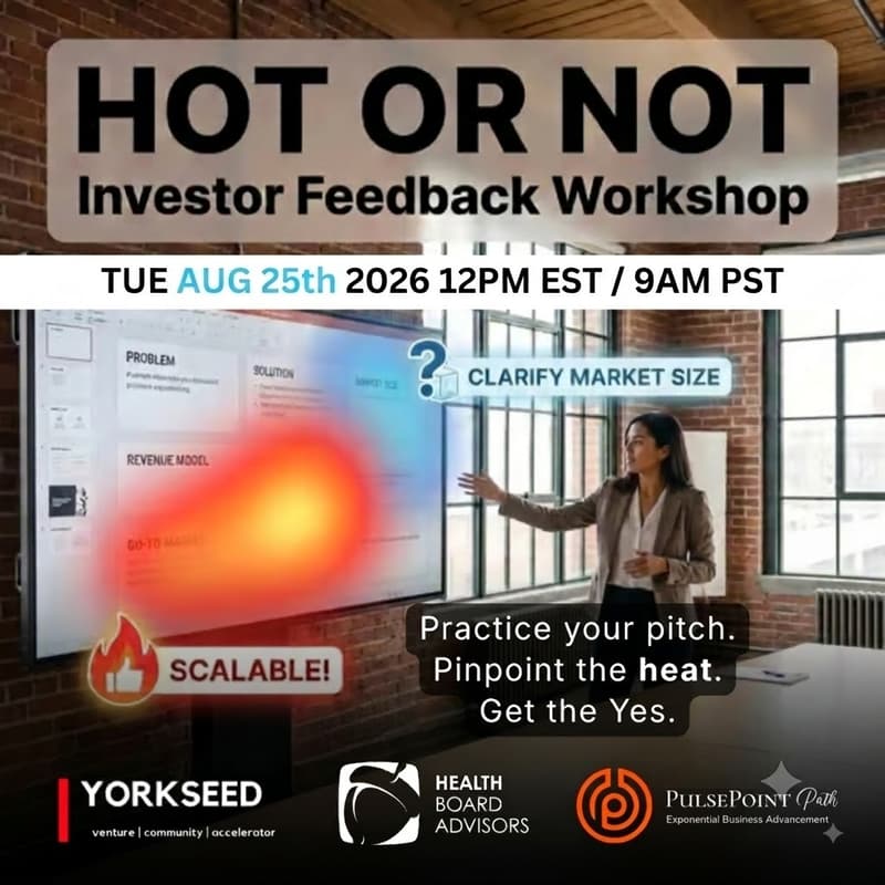 Cover Image for HOT or NOT: Is your startup fundable or just interesting? : Clinical Trials