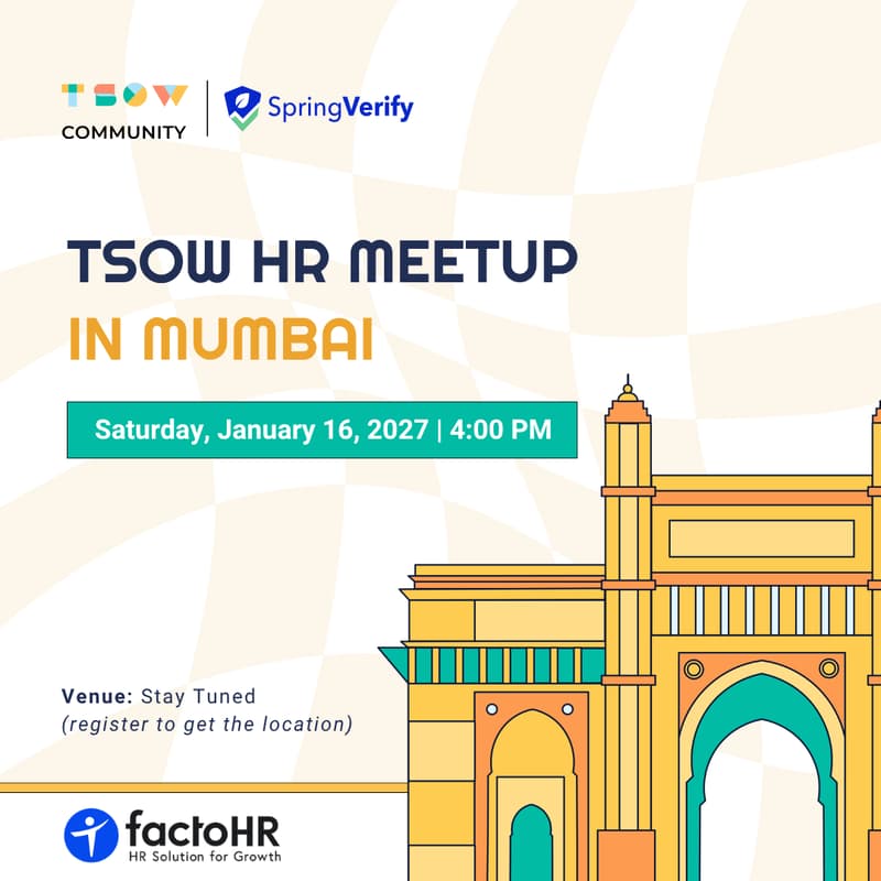 Cover Image for TSOW HR Meetup in Mumbai