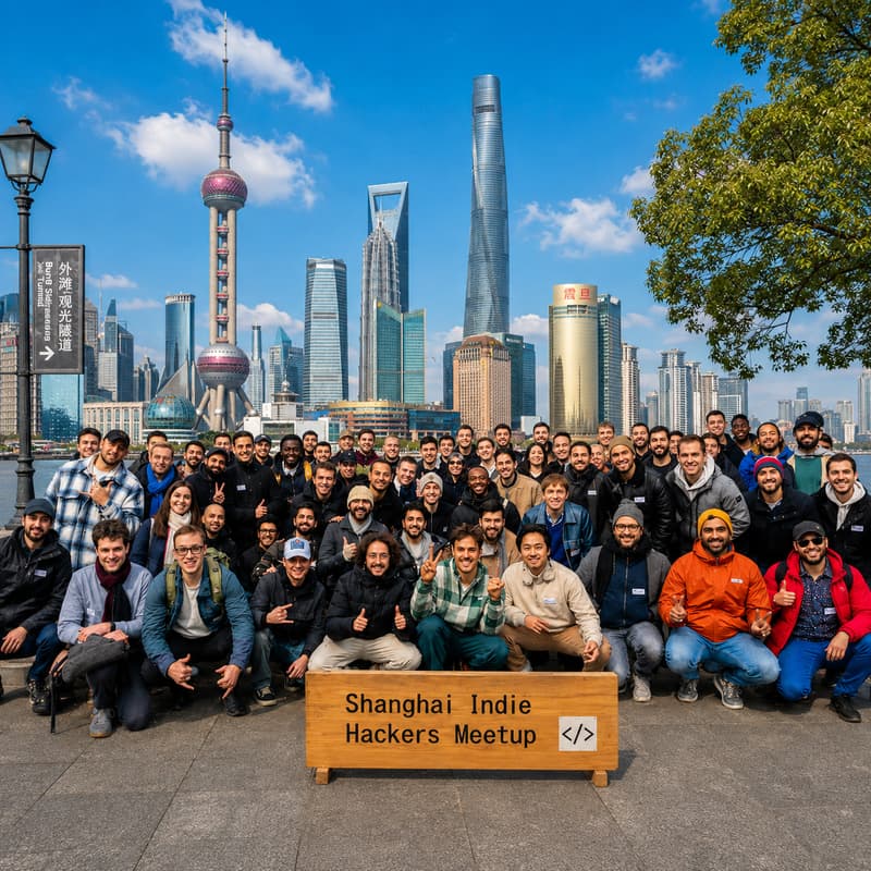 Cover Image for Indie Hackers Meetup in Shanghai 🇨🇳