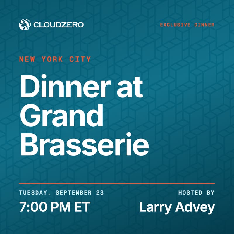 Cover Image for Dinner with CloudZero