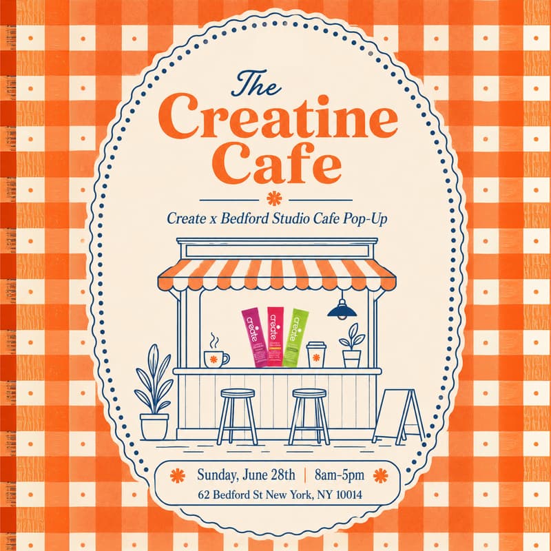 Cover Image for Create Creatine Cafe Pop-Up