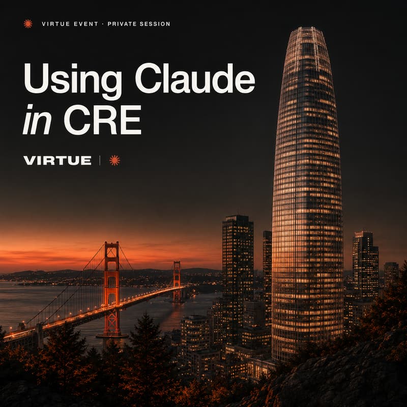 Cover Image for Using Claude in CRE - Hosted by Virtue