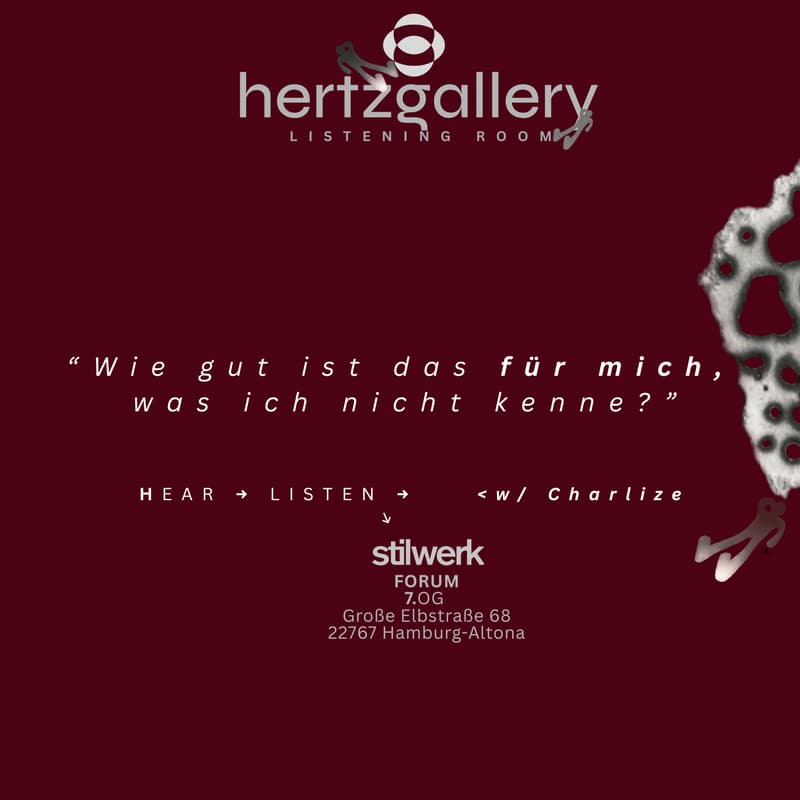 Cover Image for hertzgallery invites Charlize @stilwerk Hamburg