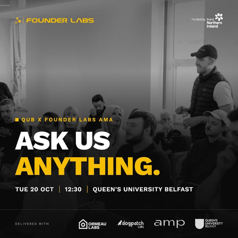 Cover Image for QUB x Founder Labs AMA