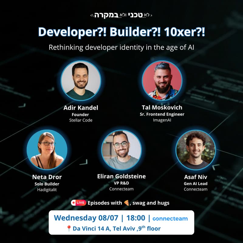 Cover Image for Developer?! Builder?! 10xer?!