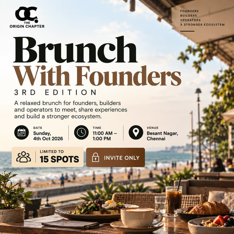 Cover Image for Brunch With Founders 3.0 - Invite Only