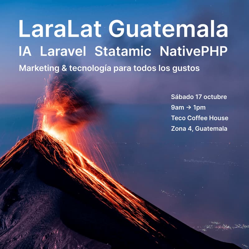Cover Image for LaraLat Meetup Guatemala