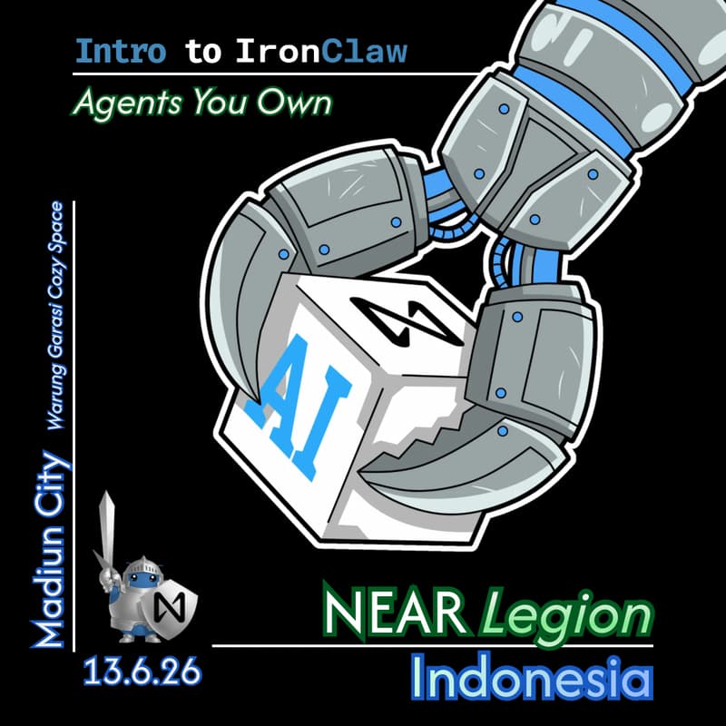 Cover Image for NEAR Legion Indonesia: A.I. Agents You Own (Madiun City)