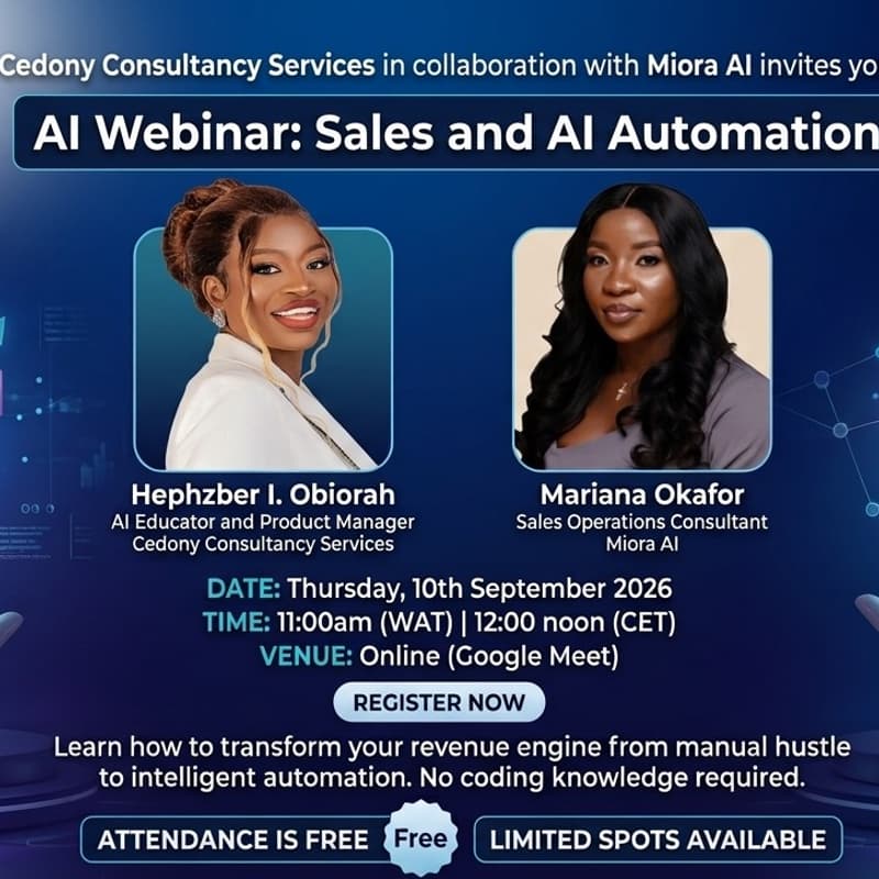 Cover Image for AI Webinar - Sales & AI Automation
