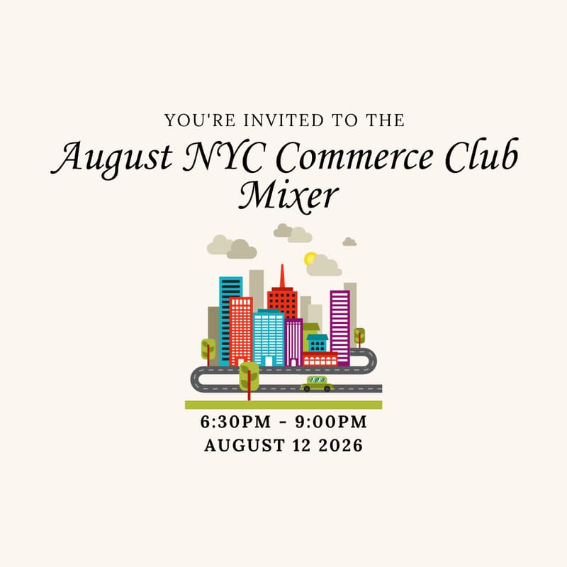 Cover Image for NYC Commerce Club August Mixer