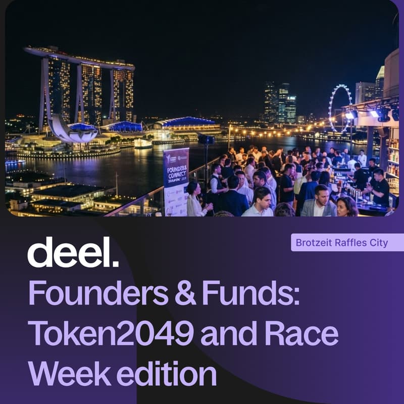 Cover Image for Founders & Funds: Token2049 and Race Week edition