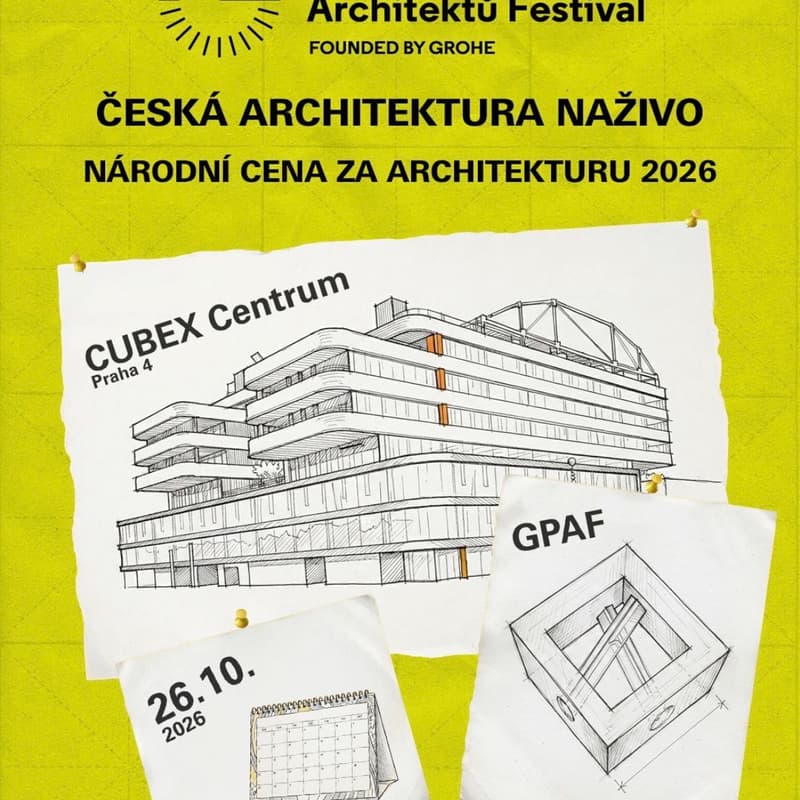 Cover Image for 8. ročník GRAND PRIX ARCHITEKTŮ FESTIVAL 2026 FOUNDED BY GROHE