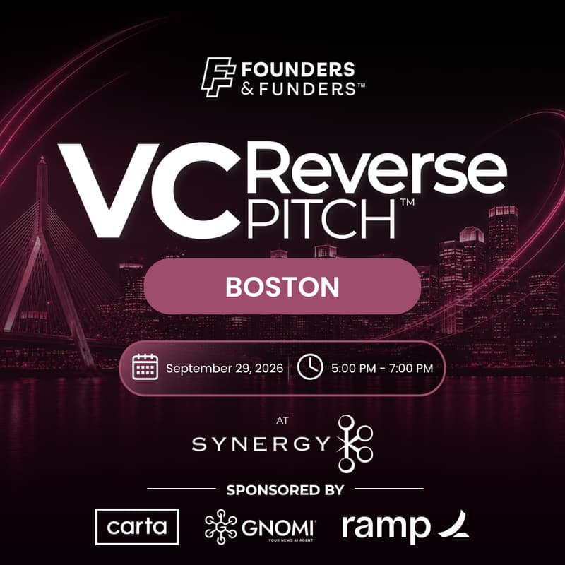 Cover Image for Founders & Funders: BOS VC Reverse Pitch