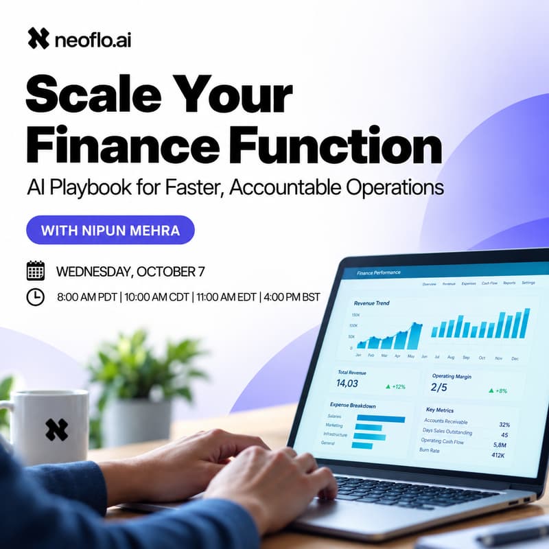 Cover Image for Scale Your Finance Function: AI Playbook for Faster, Accountable Operations