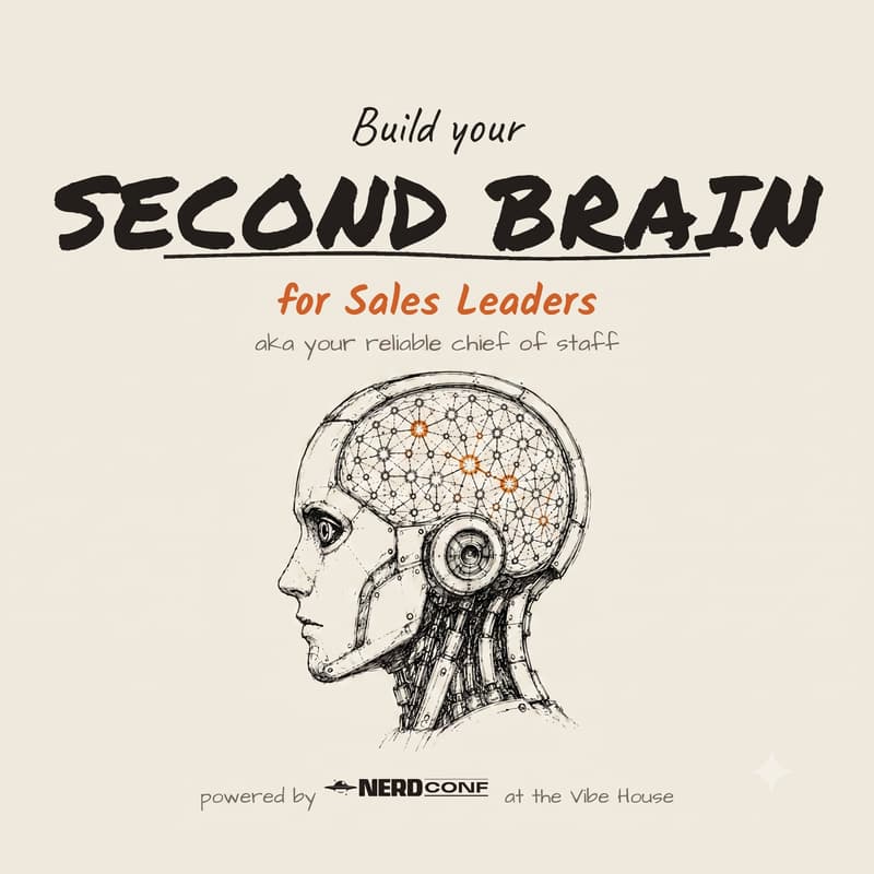 Cover Image for Second Brain Workshop for Sales Leaders (#1) - aka Build your Chief of Staff