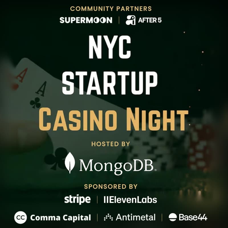 Cover Image for NYC Startup Casino Night🗽🎲