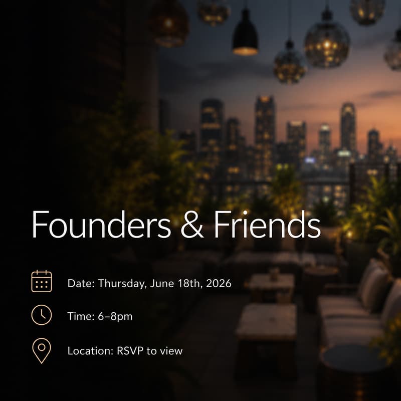 Cover Image for Founders & Friends