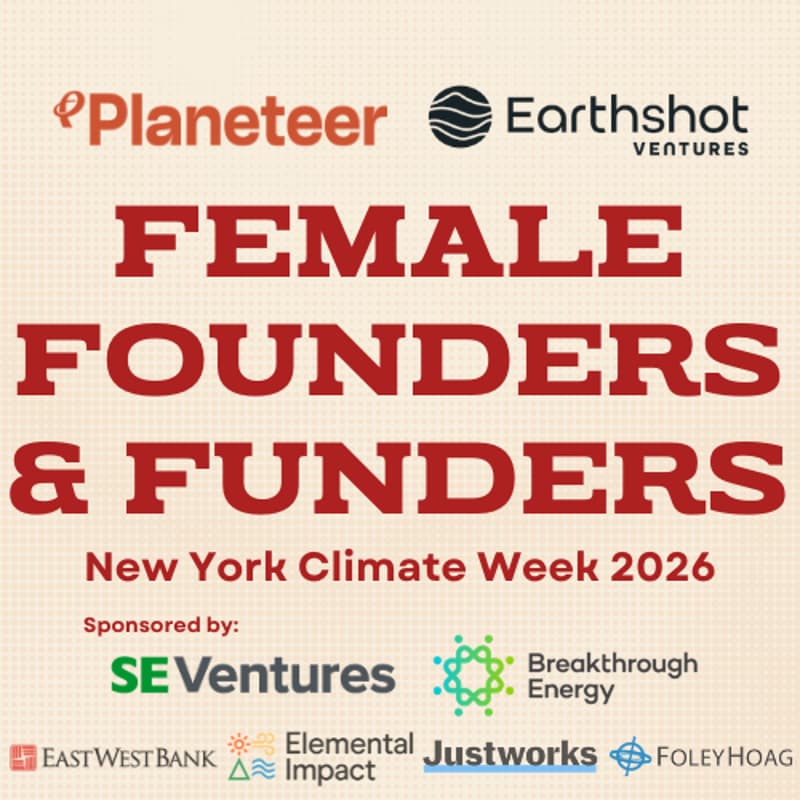 Cover Image for Female Founders & Funders Gathering @ NY Climate Week