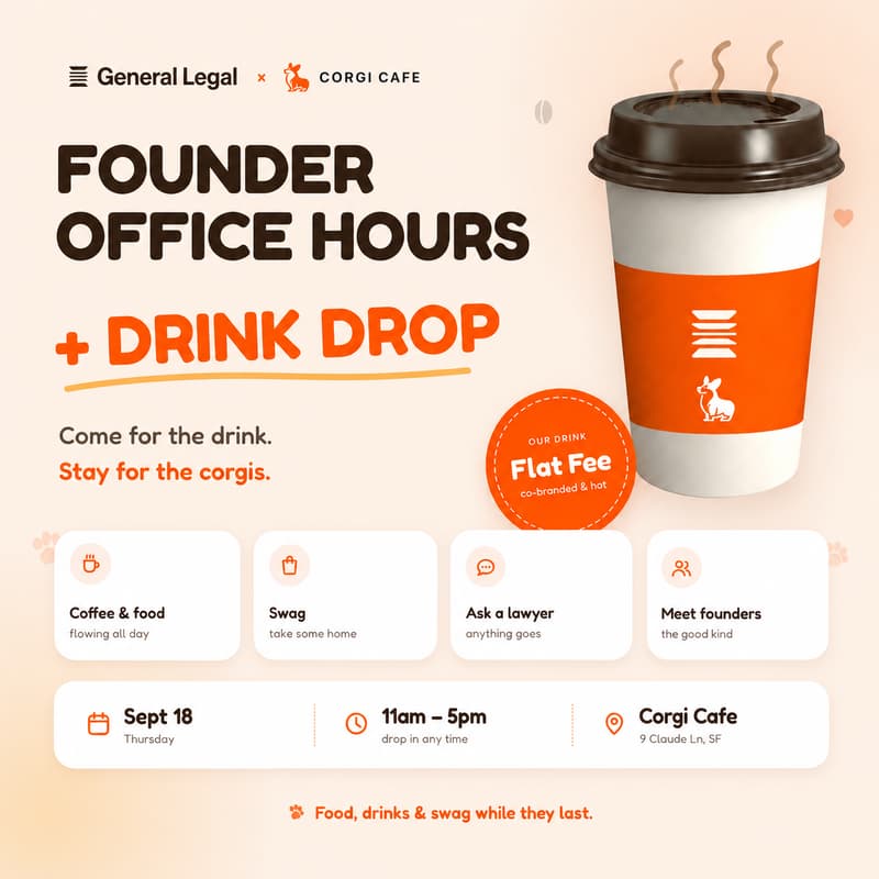 Cover Image for Founder Office Hours + Drink Drop โ๐พ