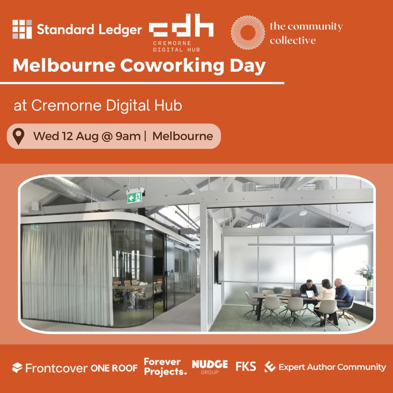 Cover Image for 🏵 Melbourne: Coworking Day @ Cremorne Digital Hub