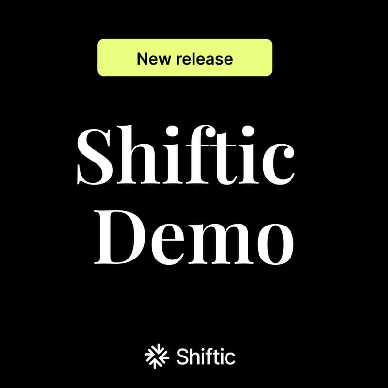 Cover Image for Shiftic demo - New Release