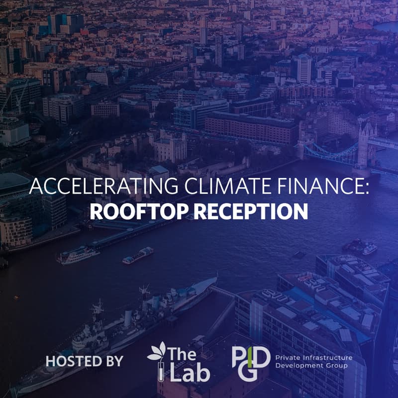Cover Image for Rooftop Reception following “Accelerating Climate Finance: What Are Investors Prioritising?”