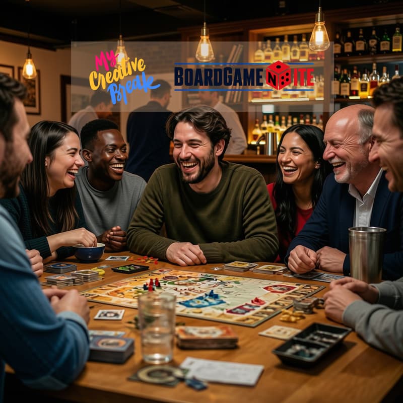 Cover Image for Sip, Play & Connect: Board Game Nite Edition