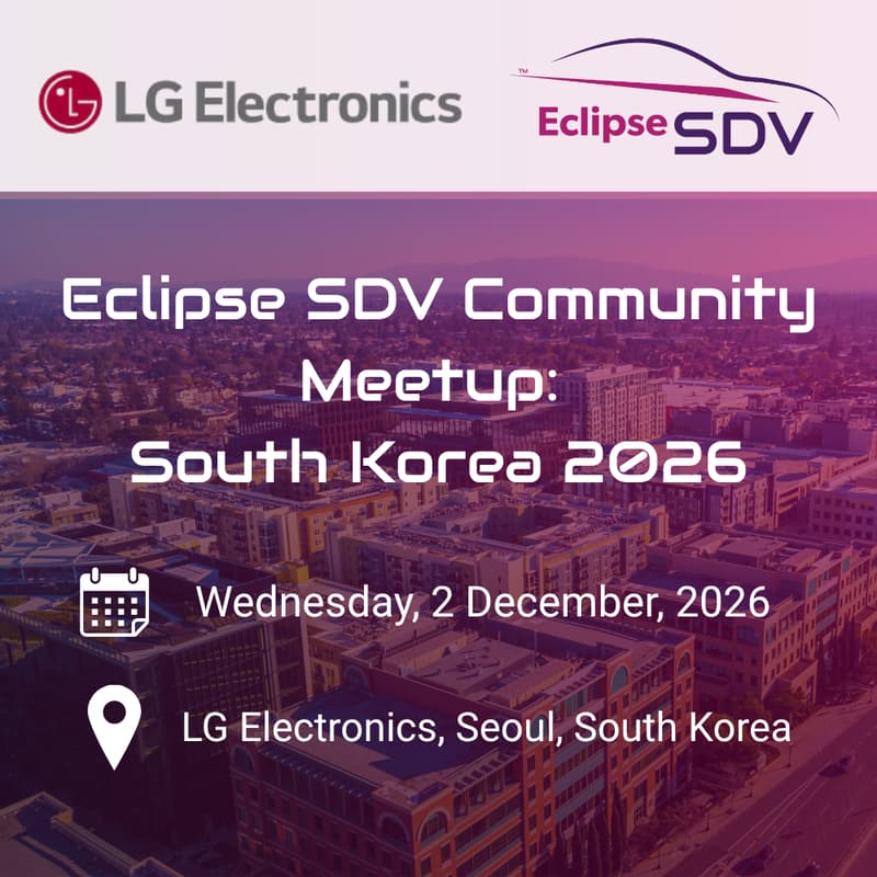 Cover Image for Eclipse SDV Community Meetup - South Korea 2026