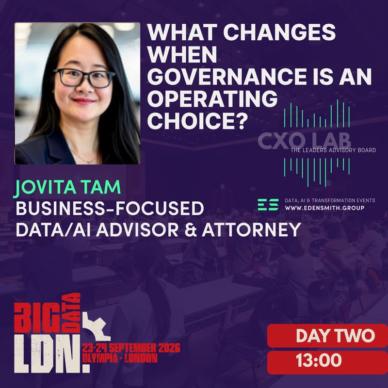 Cover Image for Big Data LDN - Eden Smith Table Talks - What Changes When Governance Is An Operating Choice?