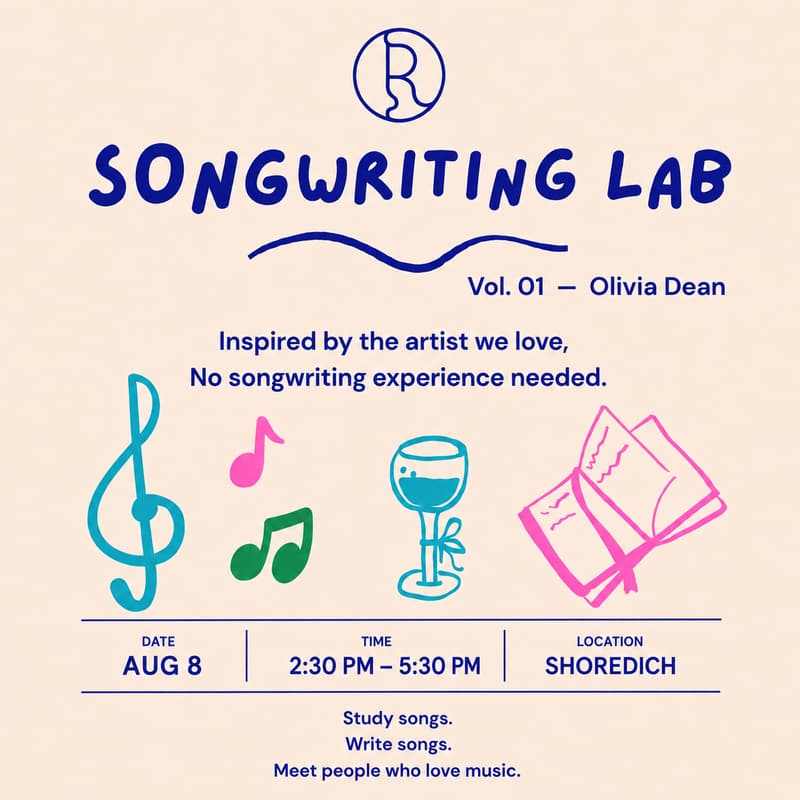 Cover Image for Songwriting Lab Vol. 01: Inspired by Olivia Dean