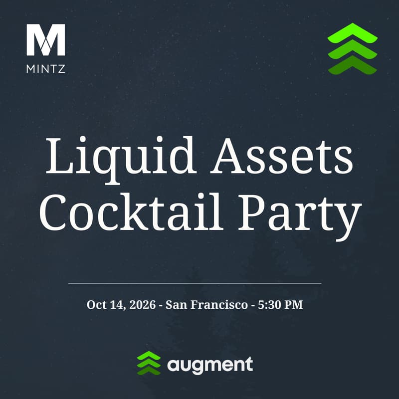 Cover Image for Liquid Assets: A private markets cocktail party by Augment & Mintz