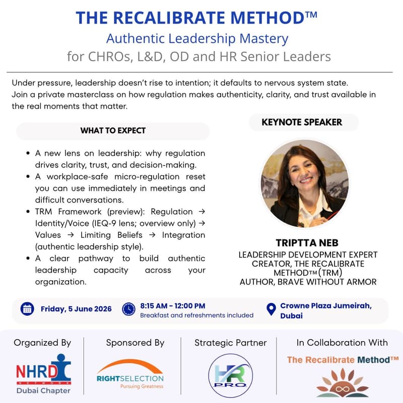 Cover Image for The Recalibrate Method™ - Authentic Leadership Mastery