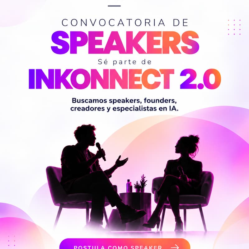 Cover Image for Convocatoria de Speakers🎤