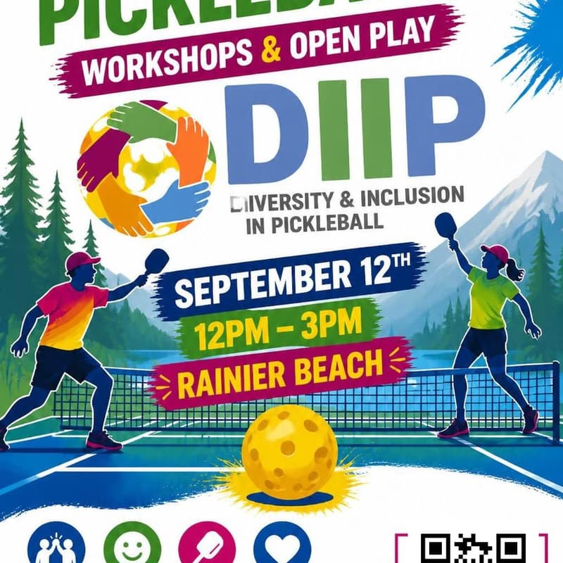 Cover Image for DIIPickleball FREE Workshop + Group Play for All Levels