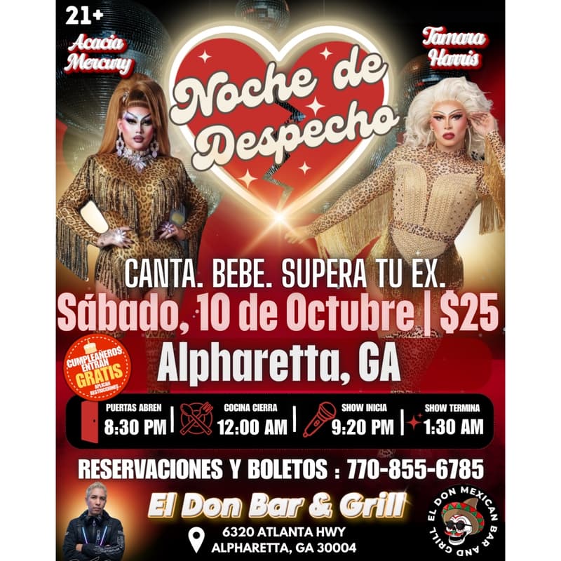 Cover Image for Noche de Despecho | Alpharetta (AR)