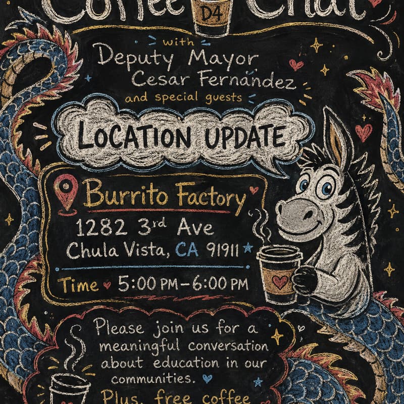 Cover Image for Coffee And Chat With District 4