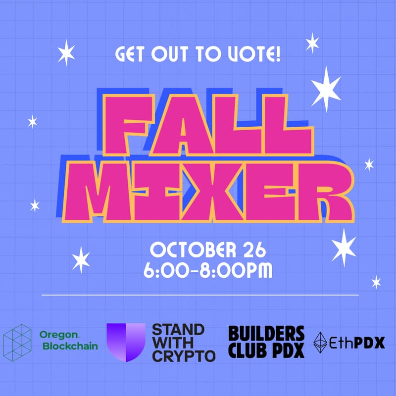 Cover Image for Fall Mixer (Crypto, AI, Tech) by SWC x Builders Club Oregon