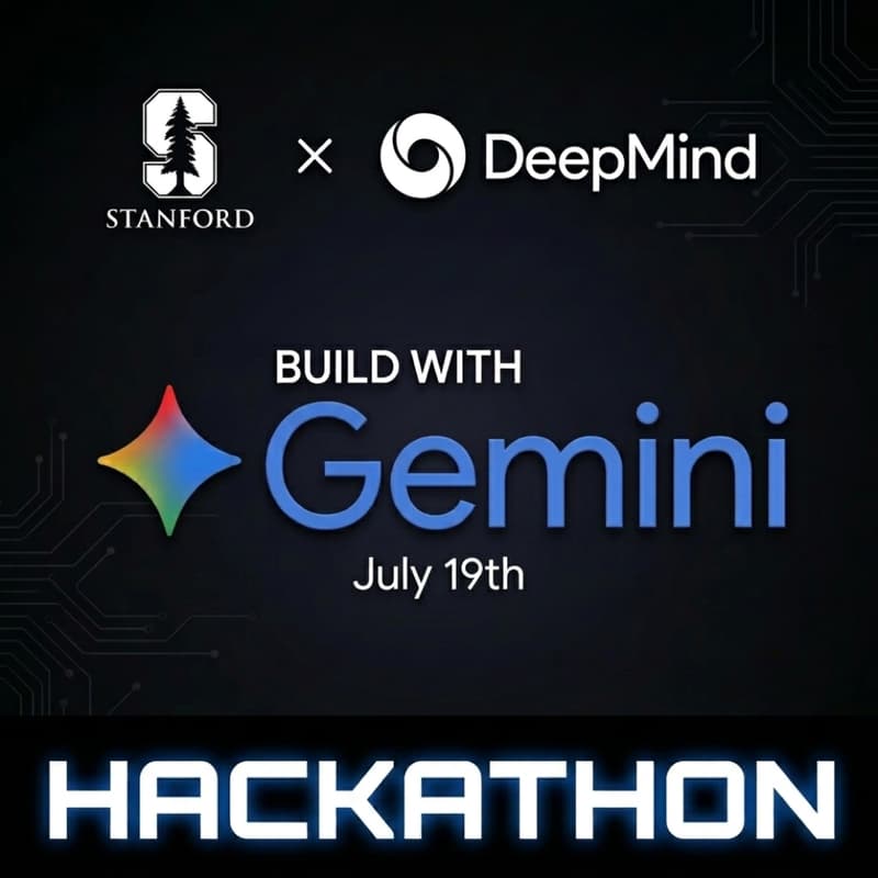 Cover Image for Stanford x DeepMind Hackathon: Build. Ship. Win up to $5M in Seed Funding*