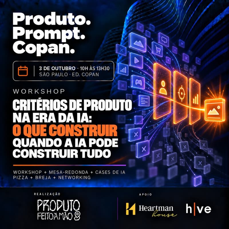 Cover Image for Critérios de Produto na era da IA: O que construir quando a IA pode construir tudo