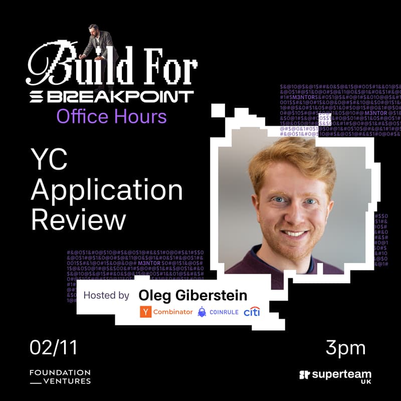 Cover Image for Build For Breakpoint: YC Application Reviews