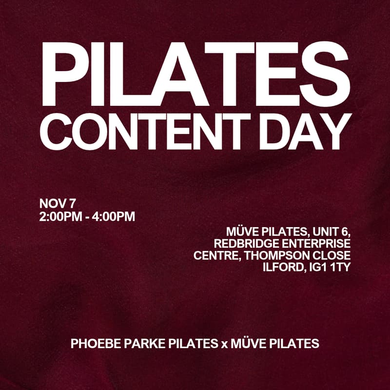 Cover Image for Pilates Content Day at Müve Pilates, Ilford