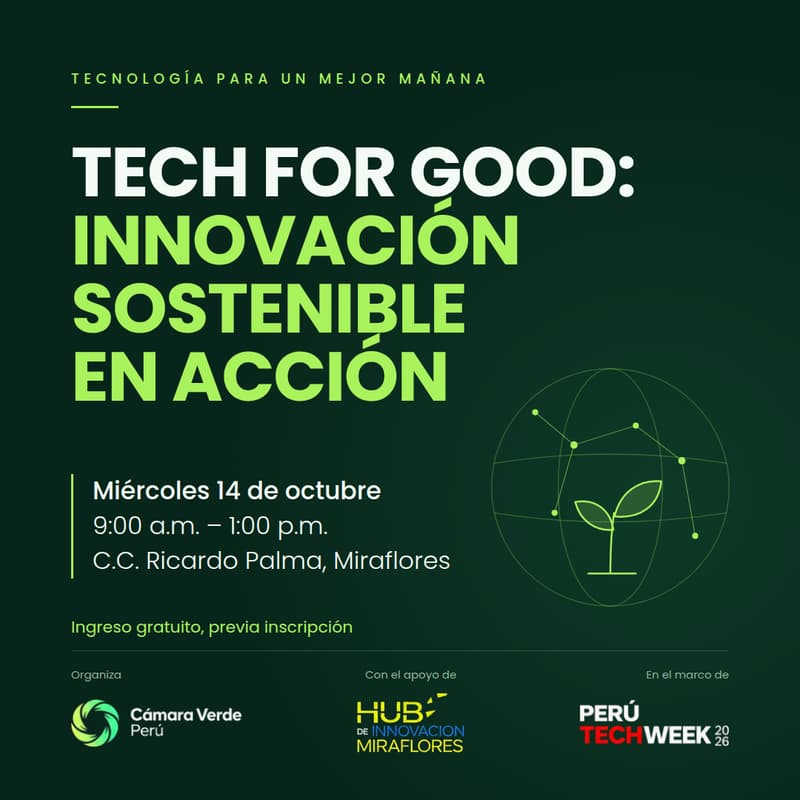 Cover Image for TECH FOR GOOD: Innovación sostenible en acción
