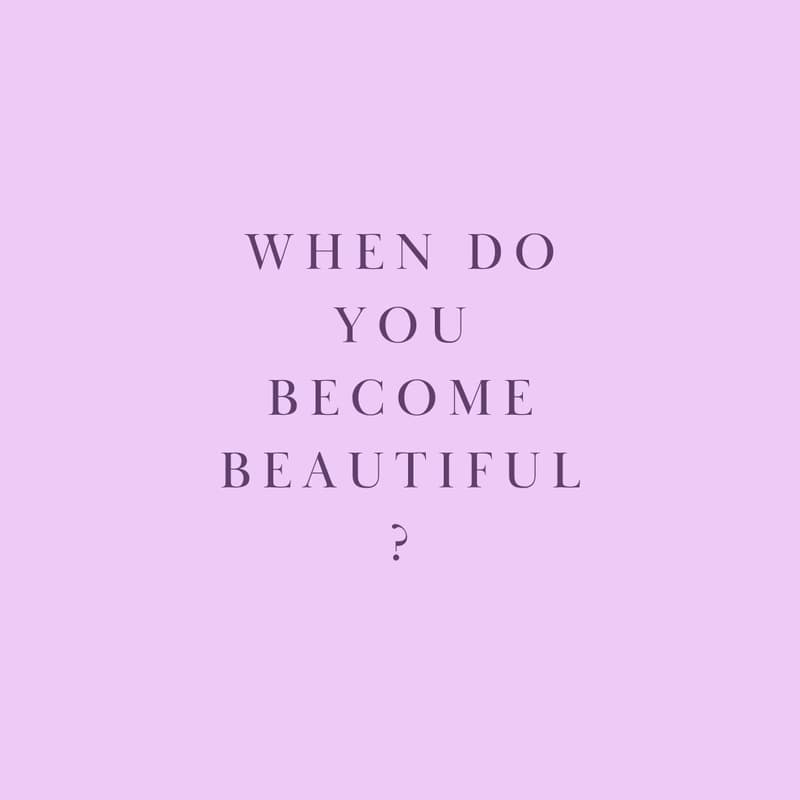 Cover Image for When Do You Become Beautiful?