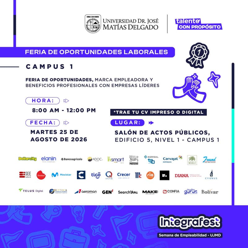 Cover Image for Feria de oportunidades laborales - Campus 1 🏆