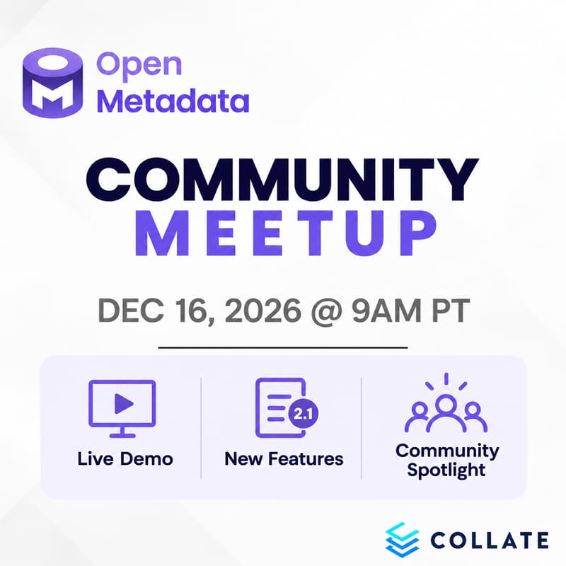 Cover Image for OpenMetadata Monthly Meetup: Community Spotlight
