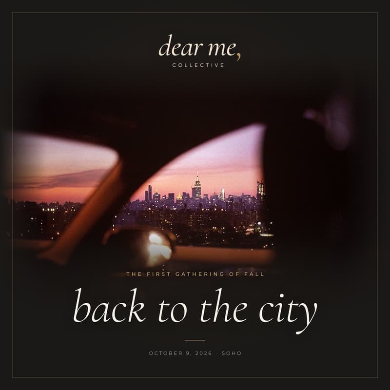 Cover Image for dear me, back to the city