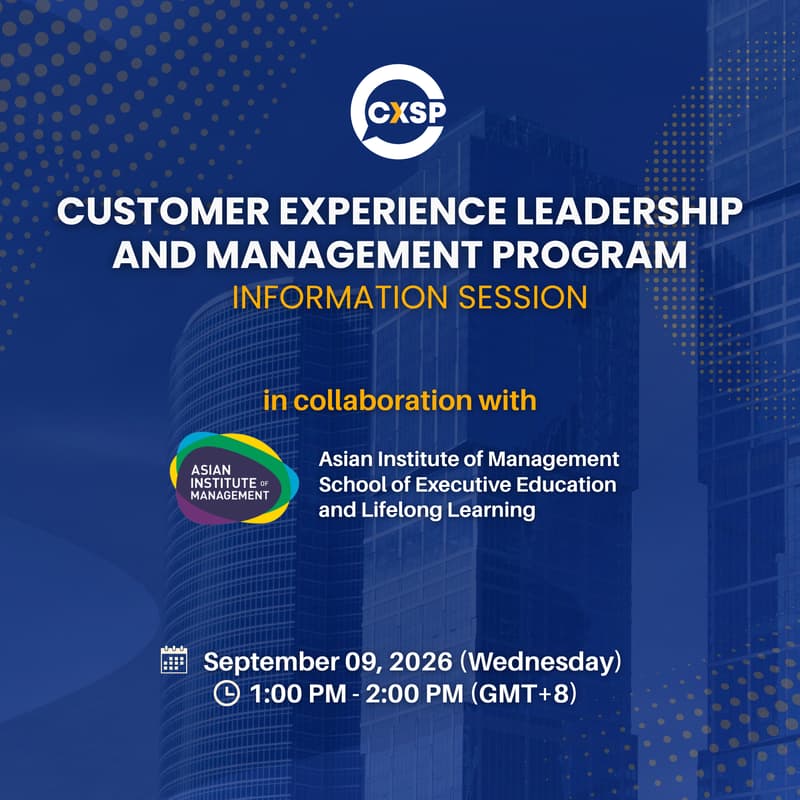 Cover Image for Information Session: Customer Experience Leadership and Management Program