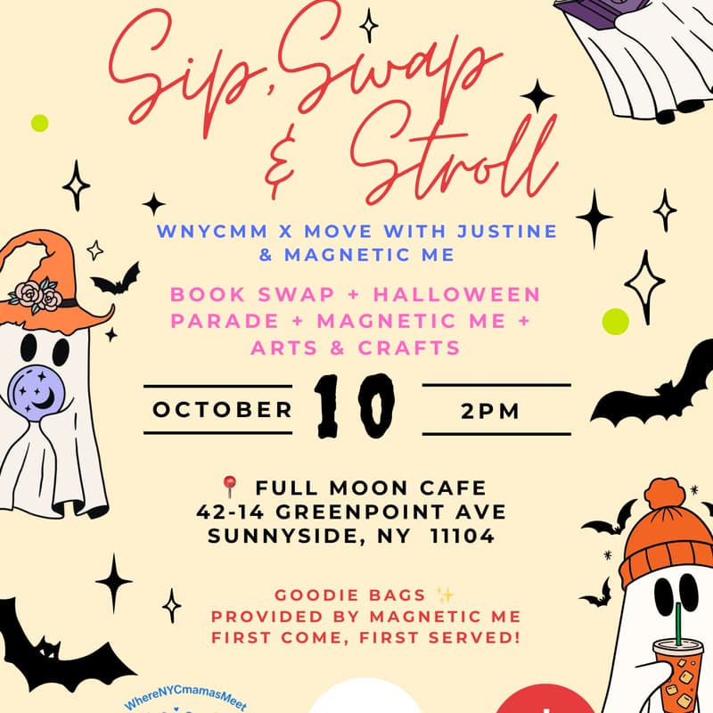 Cover Image for Sip, Swap & Stroll: Halloween Edition