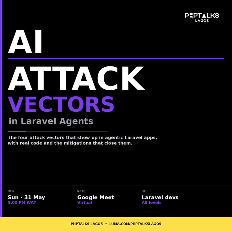 Cover Image for AI Attack Vectors in Laravel Agents