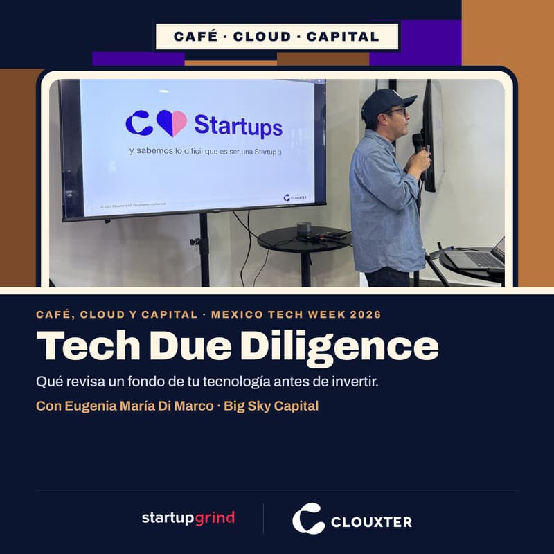 Cover Image for Café, Cloud y Capital: Tech Due Diligence By Clouxter x Big Sky Capital